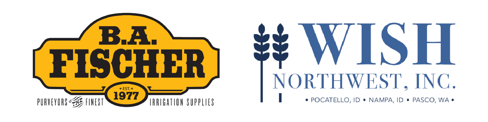 B.A. Fisher and Wish Logos