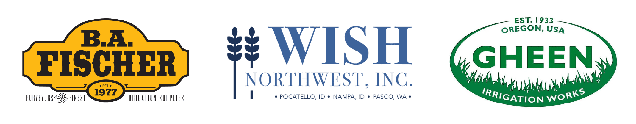 Wish B.A. Fisher and Gheen Logos